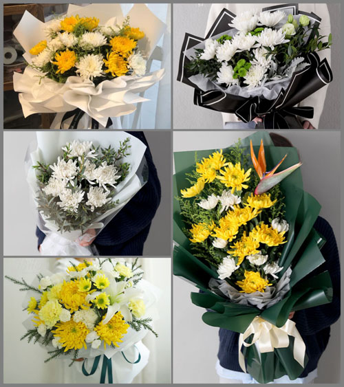 福建福州福清市东瀚镇赤表村白事花束代送